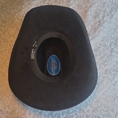 Kingstone Black Western Hat Large Size L Cowboy Ranch Style Fashion Accessory