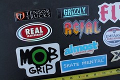 Flip Real Almost Grizzly Alien Workshop Mob Skateboarding STICKERS – Lot of 11