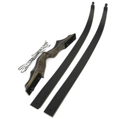 62″ Takedown Recurve Bow Hunting 20-60lbs Limbs Archery Adult Shooting Target