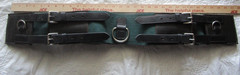 31″DOVER QUALITY SUFFOLK SADDLERY PADDED LEATHER SURCINGLE W/GIRTH TRAINING TACK