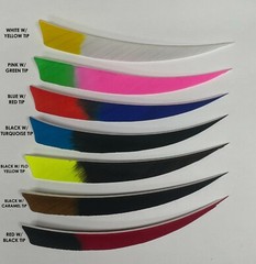 Ozark 5″ Shield Cut Eagle Tip Feathers – 1 Dozen – LW and RW