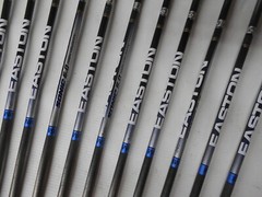 12-Easton Sonic 6.0 HIGH VELOCITY 340 Dipped & Crested Carbon Arrows! WILL CUT!