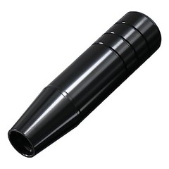 Black Aluminum Alloy Shift Knob with Long Shift Knob, Polished Metal Handle