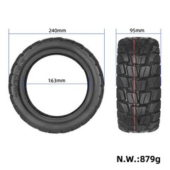 Scooter Upgrade Reliable and Tough Offroad Tires in Size of Eleven Inches