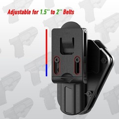 Adjustable Holster for Glock 17 19 19X 43 44 45 48 / Hellcat Pro/Ruger 57 / S…