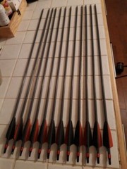 12pcs 30″ Fiberglass Hunting Practice Arrows With Removable Tip for Compound Bow