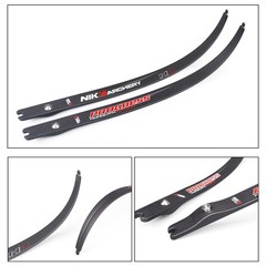 NIKA ARCHERY N3 Progress Series Carbon Fiber Limb Recurve Bow Limbs 68″ 70″ @25H