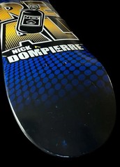 RARE SIGNED Nick Dompierre Nitrous Oxide NOS Real Skateboard Deck Vintage NEW