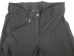 OVATION CLASSIC RIDING BREECHES BLK MEDIUM WOMEN PANTS KNEE PATCHES STRETCH K478