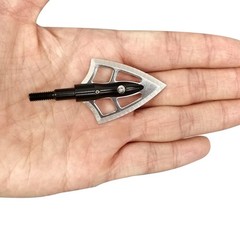 6/12pcs Hunting Broadheads Blade Arrowheads 100gr Crossbow Bow Archery Arrow Tip