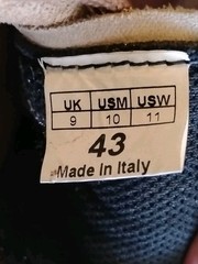 La Sportiva Mythos Climbing Shoes Mens 10 Beige Leather Rock Climbing Italy