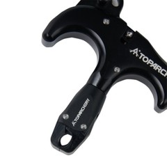 4-Finger Compound Bow Release Aids 360° Thumb Trigger Tools for Archery Hunting