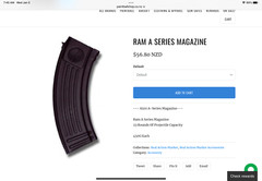 RAM A-501 A-SERIES MAGAZINE .43 Caliber Spare Paintball Gun Magazine 23 ROUNDS.