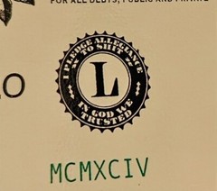 Supreme Zillion Dollar Bill Sticker FW17 box Logo + FREE SURPRISE