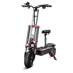 Adult electric scooter, dual motors 5600W, 60V, 38AH, folding design, 12-inch ro
