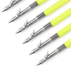 6pcs 6.8″in Plastic Hunting Fishing Bolts Arrows for 50-80 lbs Pistol Crossbow