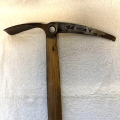 Charlet Moser Super Conta Vintage Ice Axe Wood Shaft 80cm France