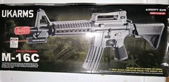 M-16c Compact Spring Powered Airsoft Rifle