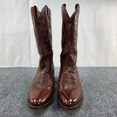 Dan Post Men’s Size 10.5 D Milwaukee Brown Leather Cowboy Boots Western DP2111