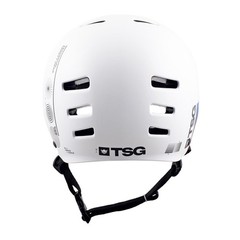 TSG – Evolution Skate Bike Helmet – L/XL, Graphic Design – White Board-Cast
