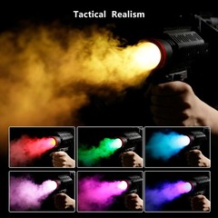 40mm Airsoft Tracer Unit – Reusable Aluminum Shell with RGB Flame Simulation