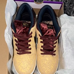Nike SB Dunk Low Pro Skateboarding Shoes Gold/Black US 15 D/M FZ1278-200
