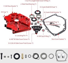 Dual Bearing Billet Sidecover for Non Hemi/Hemi Harbor Freight Predator 212cc
