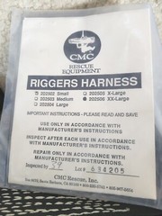 CMC Pro Series XXL Rescue Harness Blue 202506