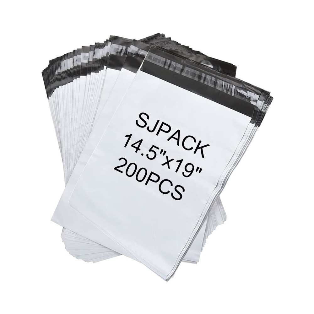 SJPACK 200pcs 14.5×19 Poly Mailers 2.5 Mil Envelopes Shipping Bags With Self …