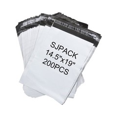 SJPACK 200pcs 14.5×19 Poly Mailers 2.5 Mil Envelopes Shipping Bags With Self …