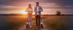 JUNLING 5000W Dual Motor Electric Scooter with Steering Damper MBS Battery 50MPH