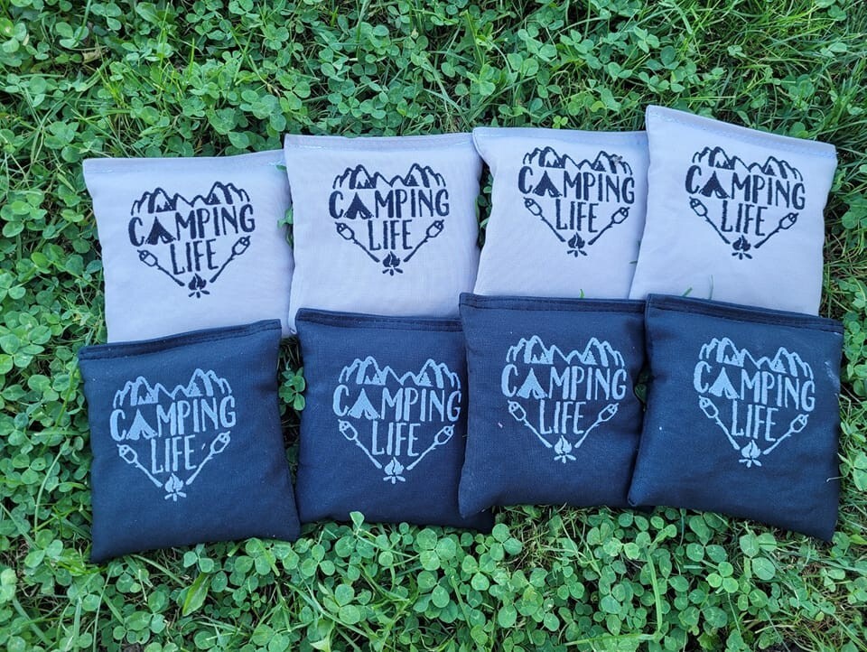 Cornhole Bags Regulation Made Custom Embroidered Whole Corn filled bags