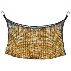 Bloomoak Knotless Slow Feed Hay Net with 4 Carabiner Clips for Horses/Open To…
