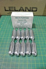 10PK LELAND 8 GRAM CO2 CARTRIDGES MULTI-PURPOSE #40103 (WHSE02.29a2)