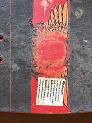 Vintage 1988 Powell Peralta Mike Vallely Elephant Skateboard Deck Red Foil