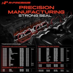 Lower Engine Intake Manifold Gasket Set Compatible with Chevy Caprice, Astro,