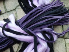 Lot *4* PURPLE POWER Flogger Whip Cat Slapper – Horse Training Tool Starter Kit