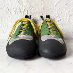Evolv Spark Climbing Shoes Trax Rubber Green Lace Up Men’s US 10.5 EU 44
