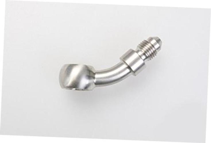 Stainless Steel Brake Hose End Banjo Eye – 45-Degree D=10.2mm to AN3 Male