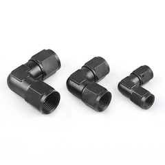 6AN Female to 6AN Female 90 Degree Swivel Coupler 6AN-90Degree-2Pcs Normal