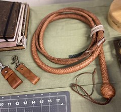 INDIANA JONES – F&G CUSTOMS 10-ft Kangaroo Bullwhip Cosplay ANY INDY FILM STYLE