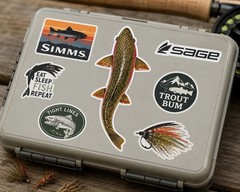 Tainbow Trout FISH Sticker Fishing Decal Car Fly Fish Cooler Tackle Kayak Boat