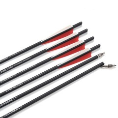 20″ Crossbow Bolts Carbon Arrows OD 8.8mm Half Moon Nocks Archery Bolts Shooting