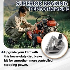 Go Kart Mechanical Brake Caliper with Bracket for Rotor Disc Go Kart Fun Cart