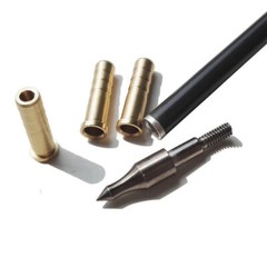50 Grain Heavy Weight Arrow Brass Inserts Base Archery Fit ID6.2mm Arrow Shaft