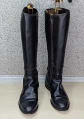 Valverde del Camino Spanish Riding Boots Brown leather leather sole 39 UK 6