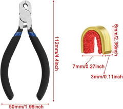 Archery Bow String Nocking Points Set with T Square Ruler Nocking Buckle Pliers