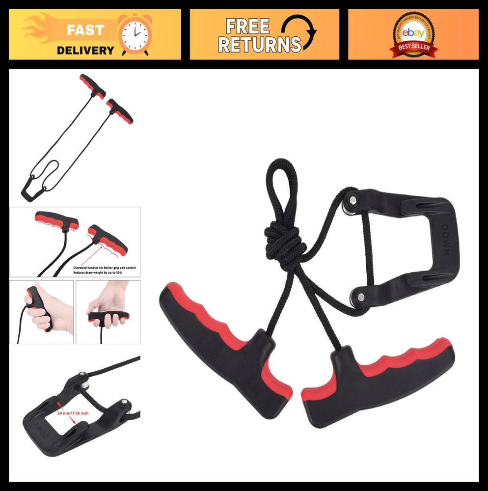 Crossbow Rope Cocking Device – Pull Cord Aid for Easy Crossbow Cocking Sled