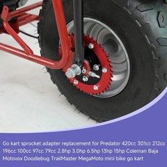 Black Split Sprocket Adapter For Predator 212cc 196cc 97cc 79cc CT200U CT100U