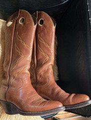 Tony Lama Women’s Tall Western Boot Brown Size 10.5 M